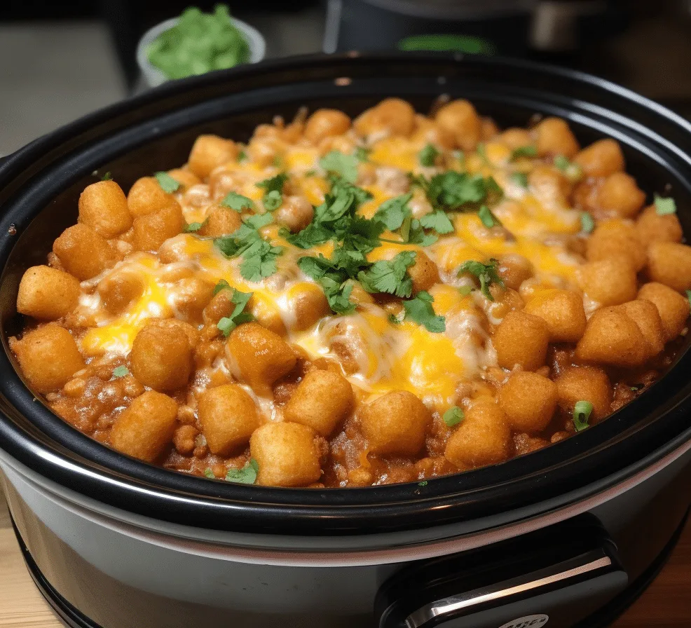 How to Make Crockpot Taco Tater Tot Casserole That’s Irresistibly Easy & Loaded with Flavor