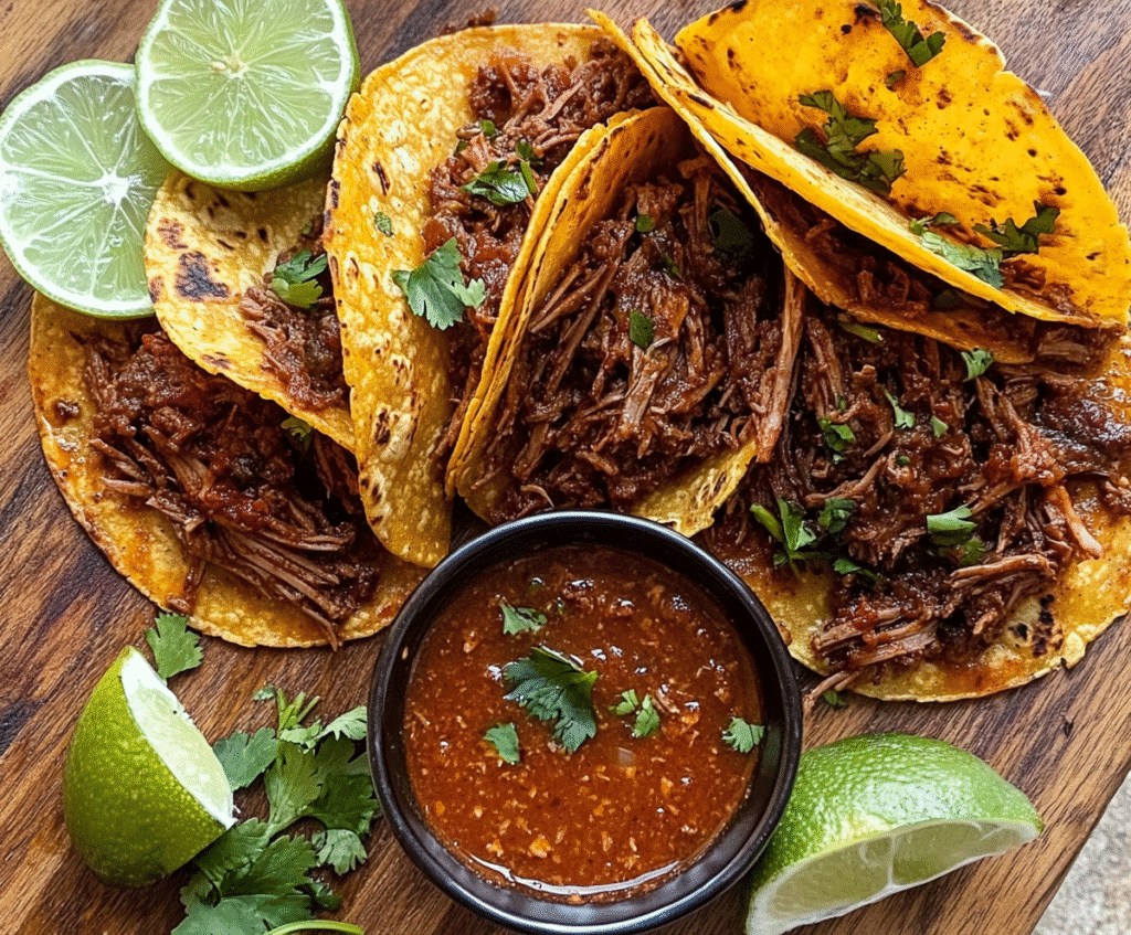 Slow Cooker Birria Tacos –