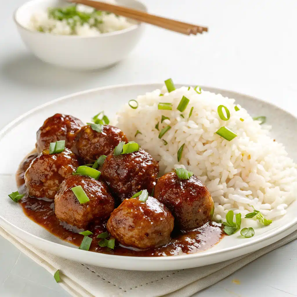 7 Cozy Wins: Slow Cooker Honey Garlic Meatballs & Rice