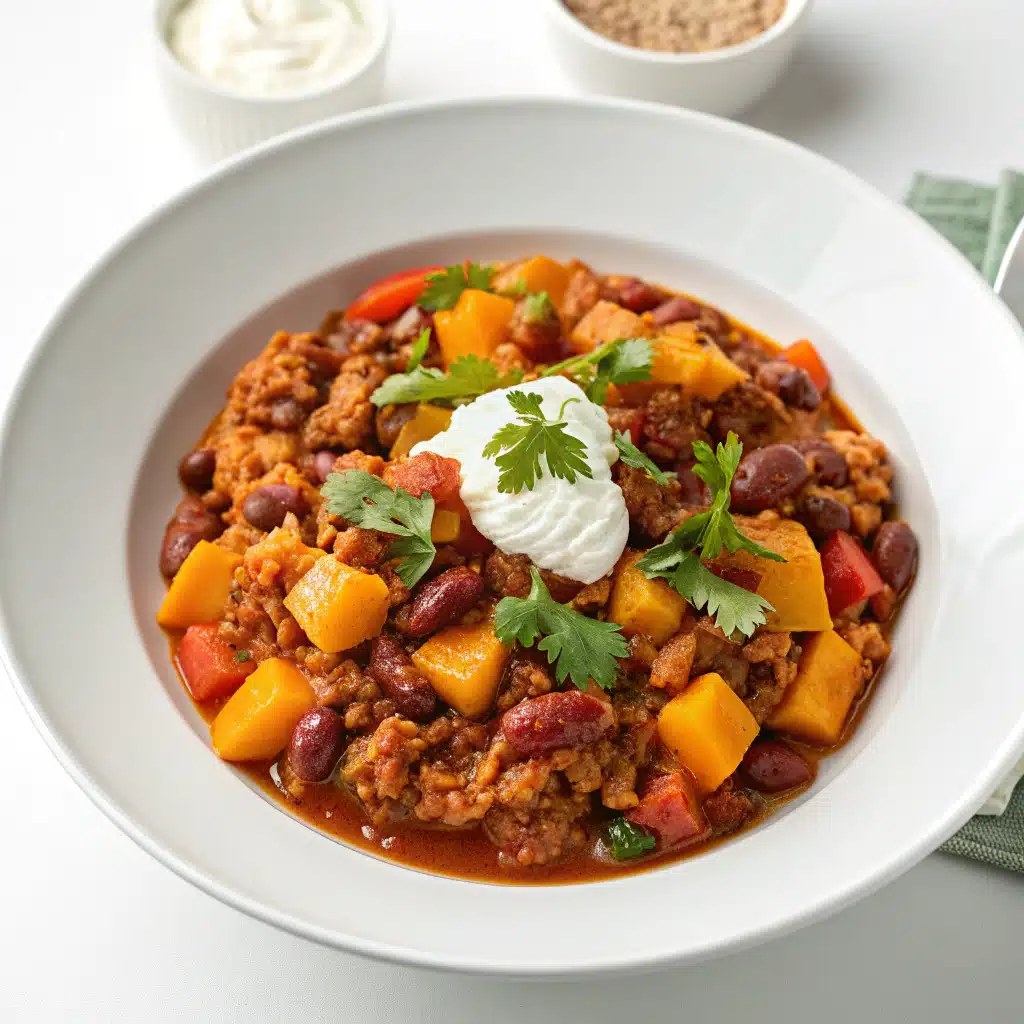 Slow Cooker Pumpkin Turkey Chili Recipe