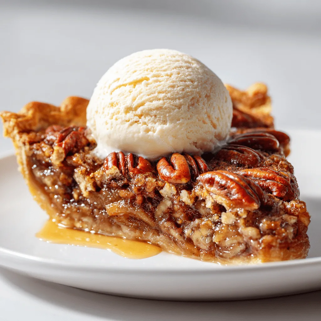 No-Oven Pecan Pie slow cooker dessert with caramelized pecans