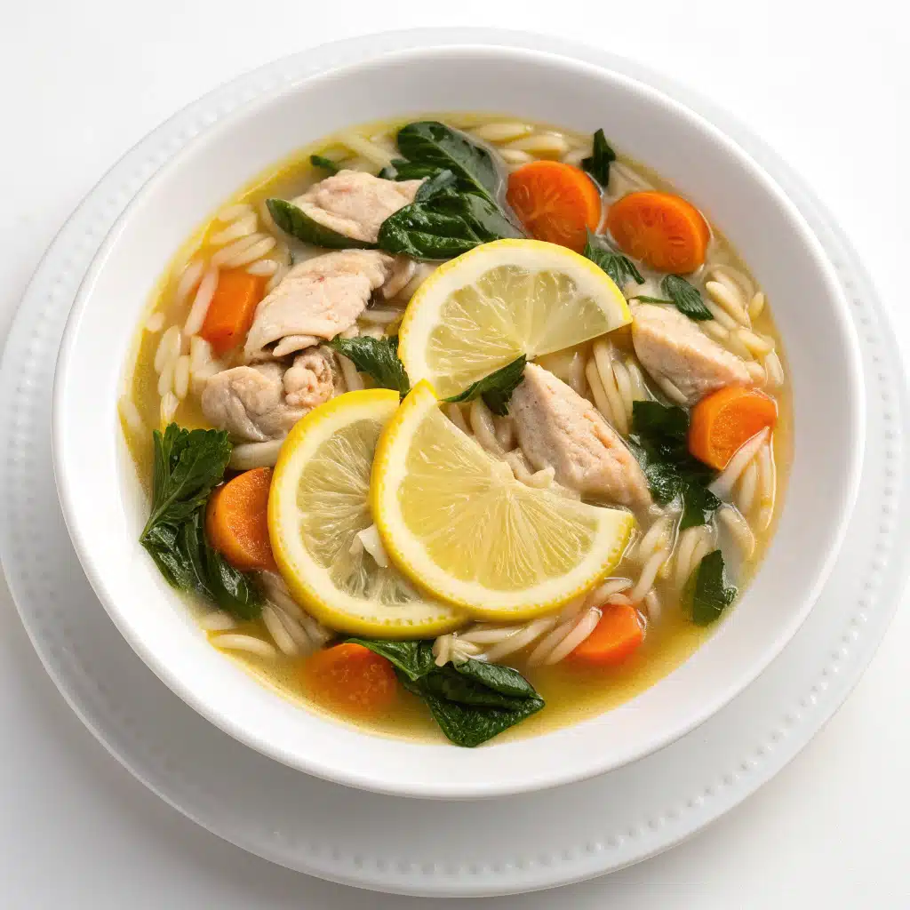 Delicious Slow Cooker Lemon Chicken Orzo Soup Recipe