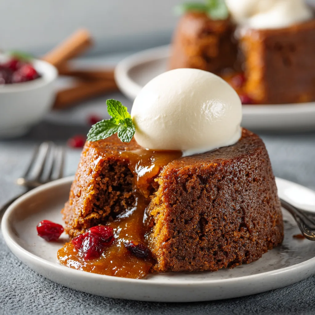 Slow Cooker Gingerbread Pudding Cake
