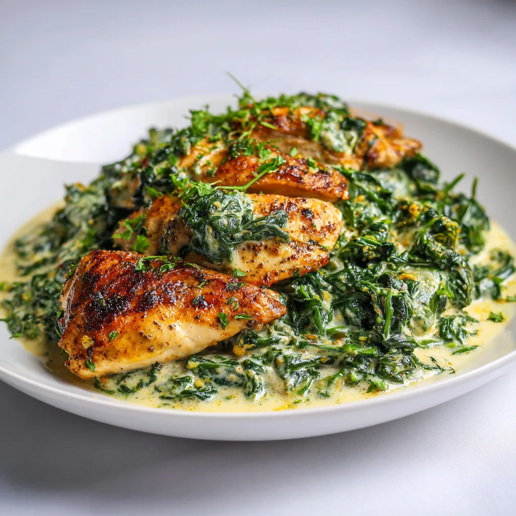 Crockpot Creamed Spinach Chicken saved my Tuesday. I was filming three recipes while my kids turned the pantry into a drumline and the dog stole a Parmesan rind.