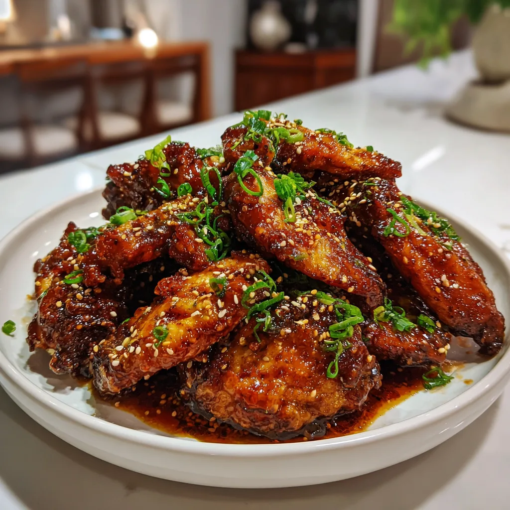 Crockpot Sweet and Spicy Honey Garlic Wings