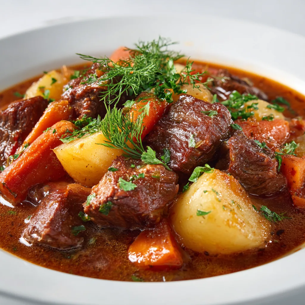 Comforting Crockpot Beef Stew