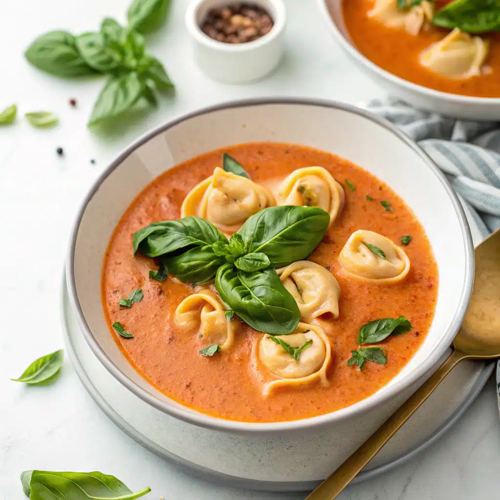 Crockpot Creamy Tomato Basil Tortellini Soup: Must-Try