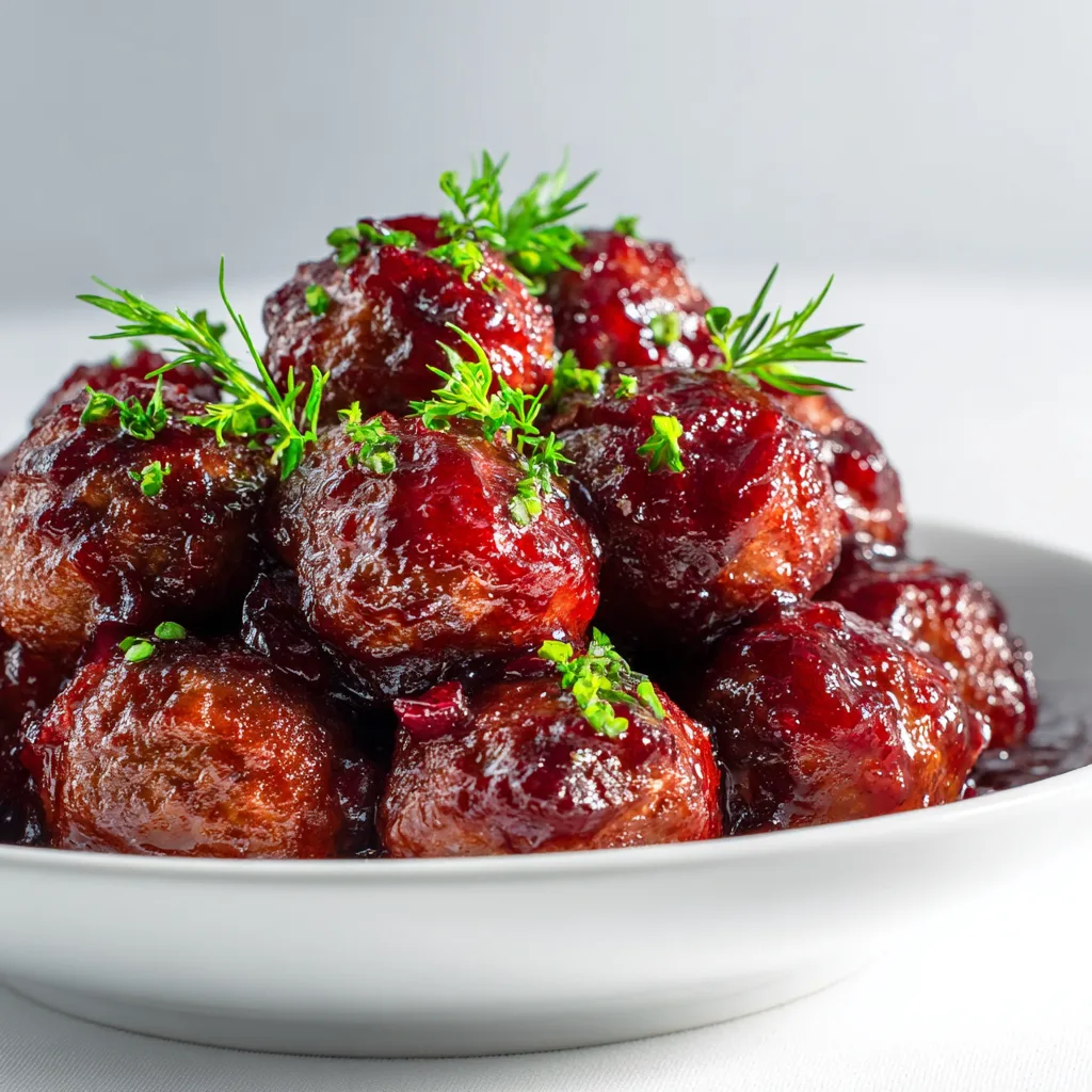 How to Serve Crockpot Cranberry Meatballs for Maximum Enjoyment