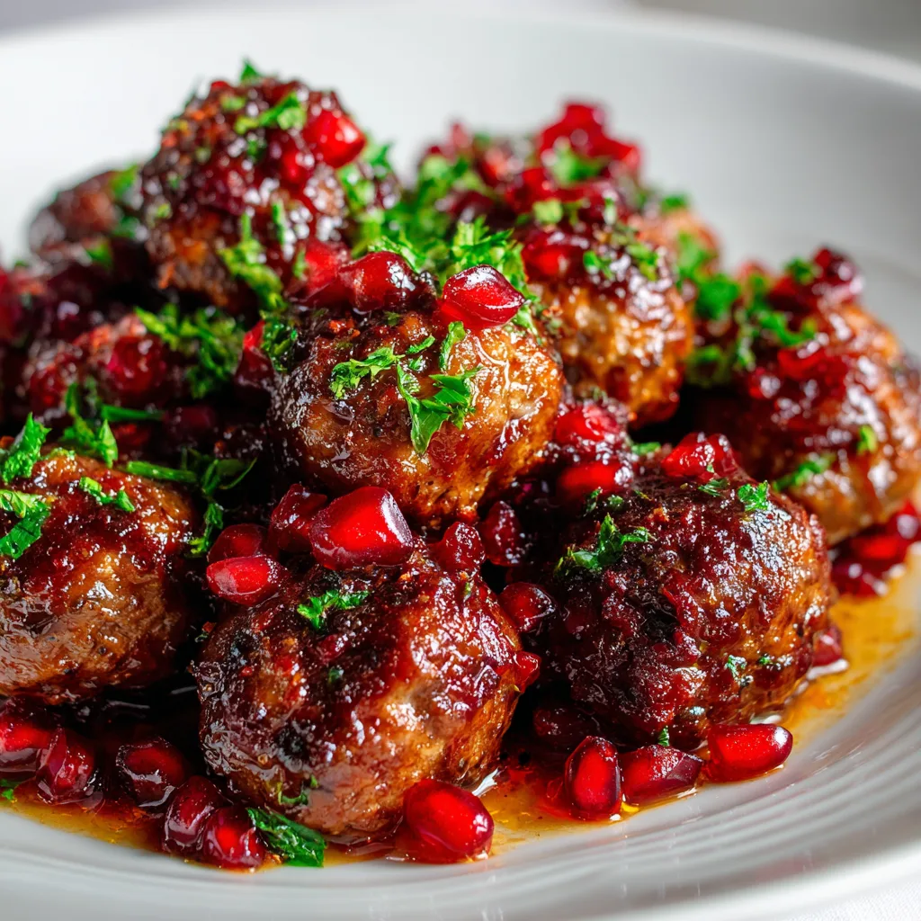 Crockpot Cranberry Meatballs