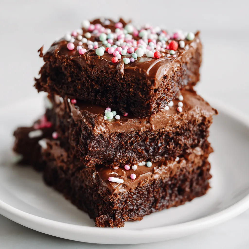 Frosted Christmas Brownies – Cozy and Irresistible