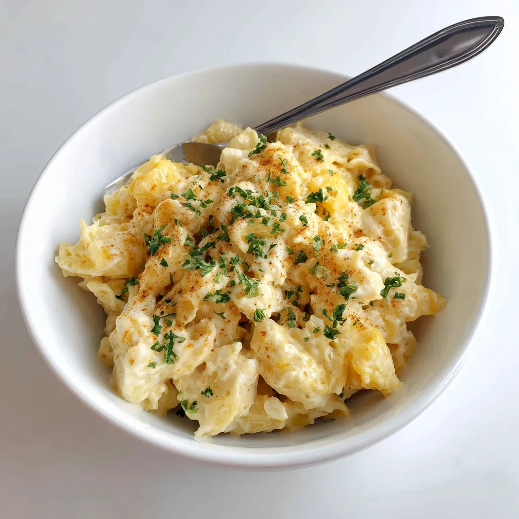 High-Protein Crockpot Mac & Cheese