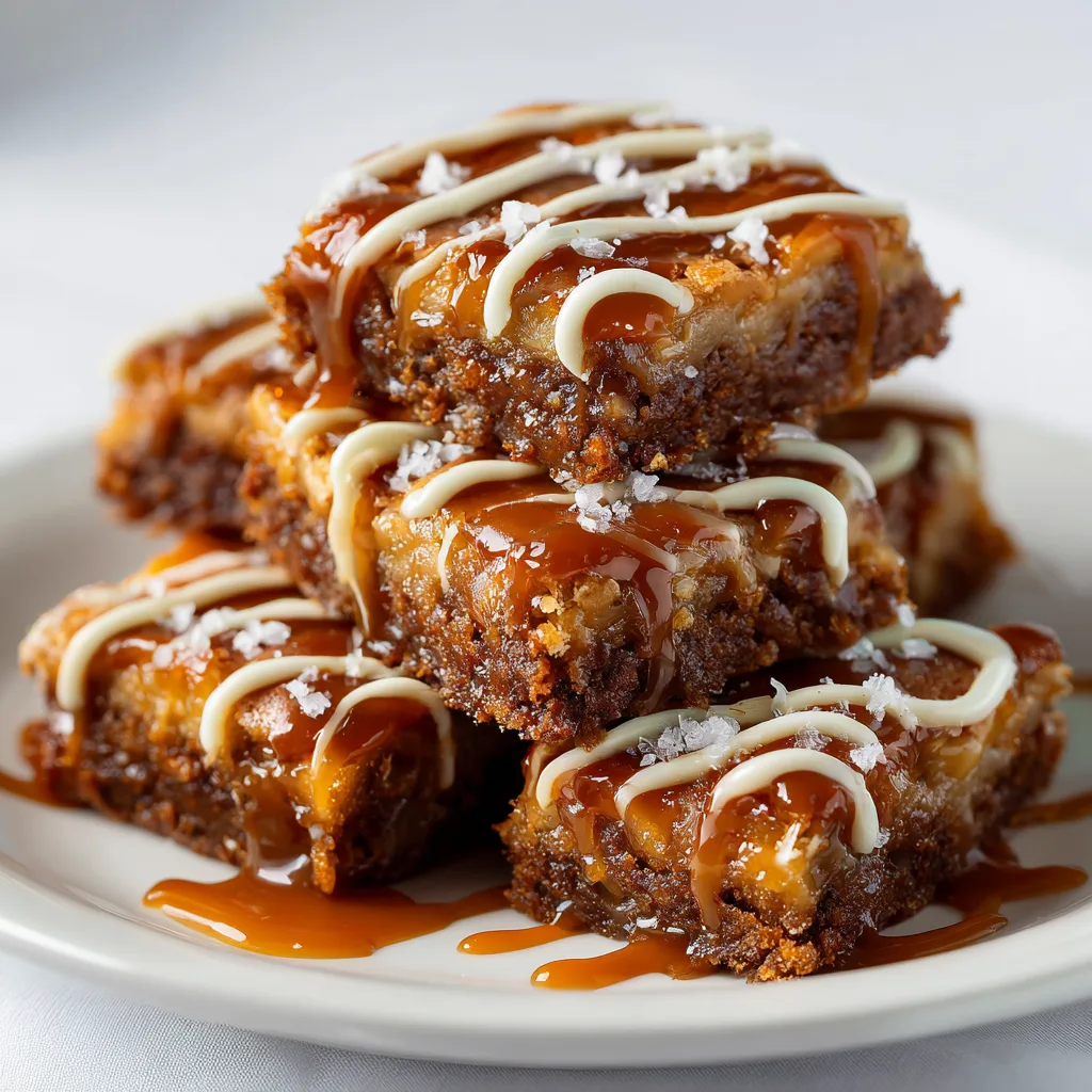 Salted Caramel Apple Bars – Irresistibly Cozy & Easy