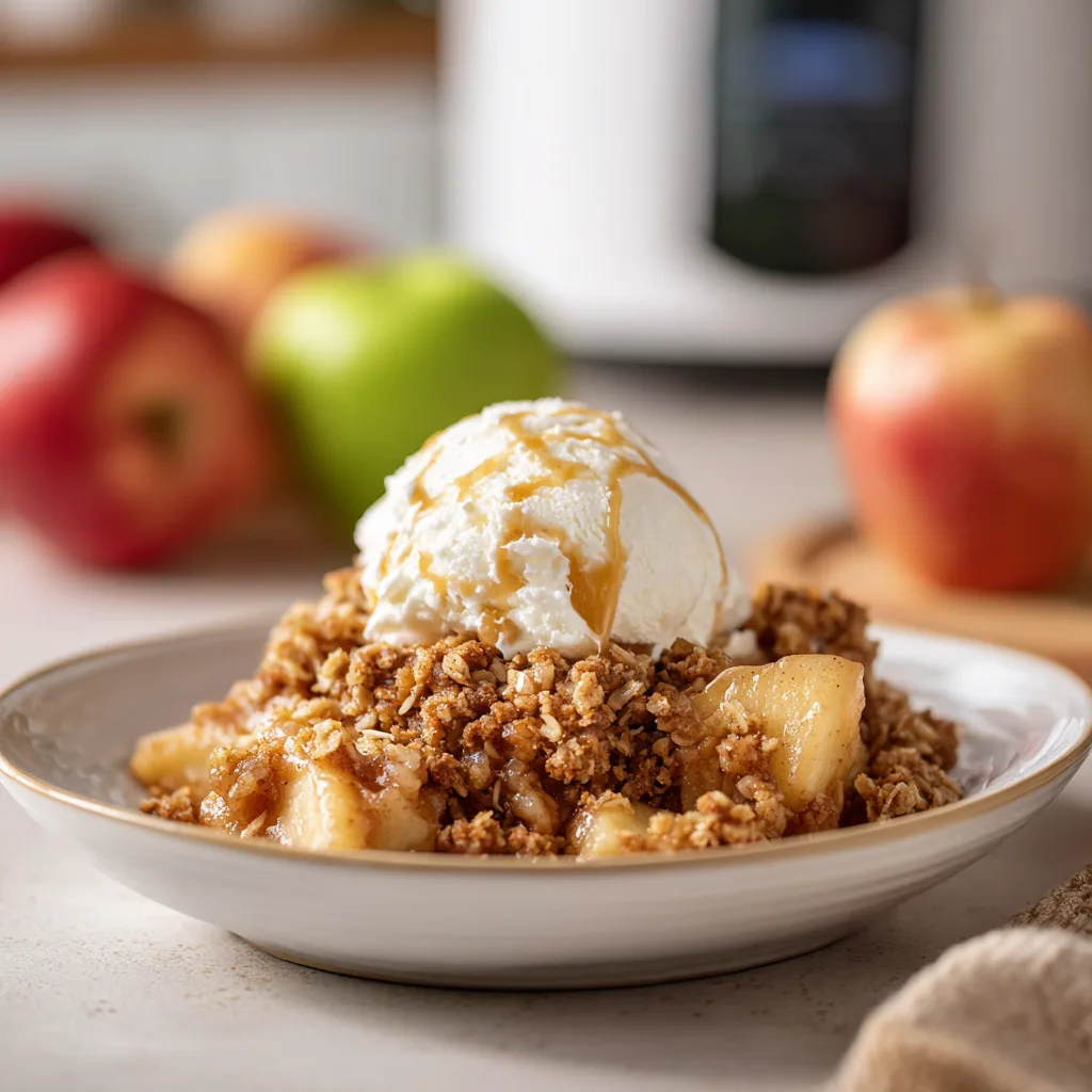 Slow Cooker Apple Crisp