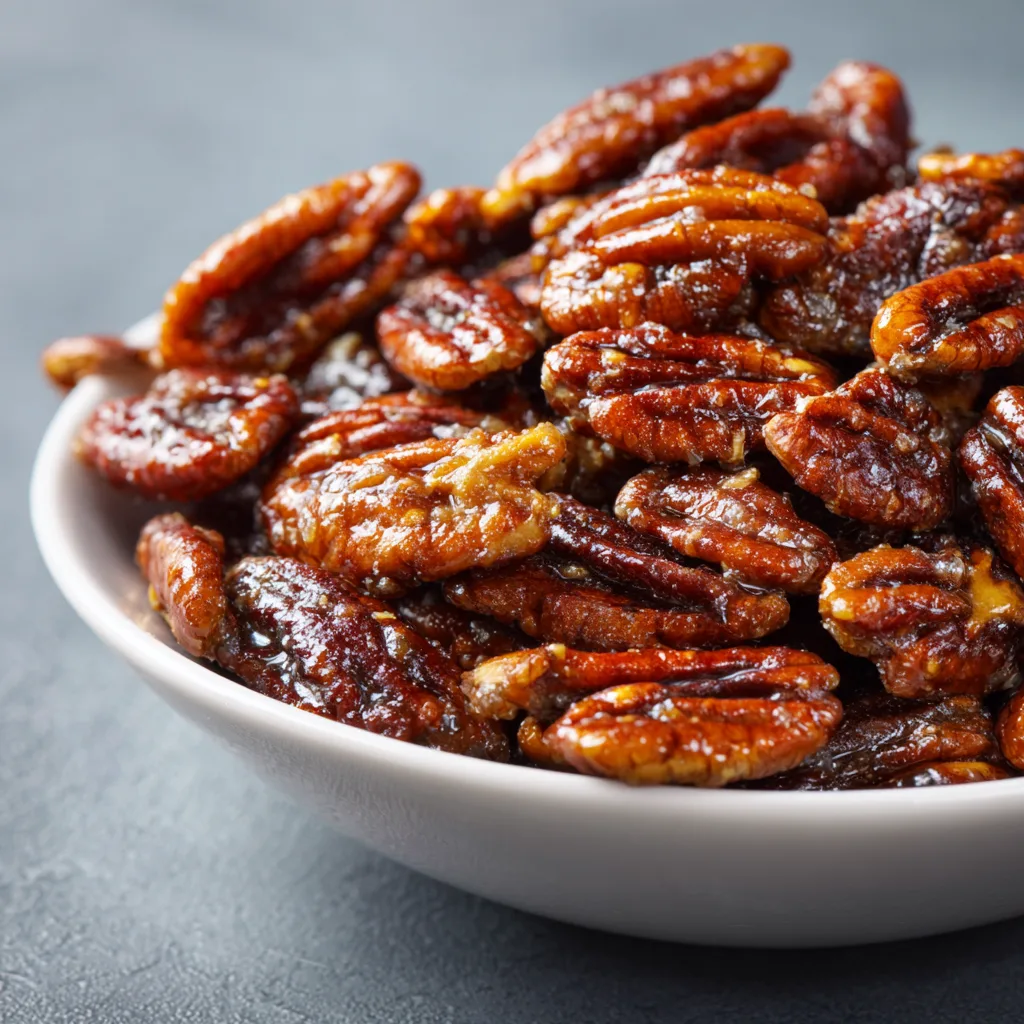Slow Cooker Candied Pecans