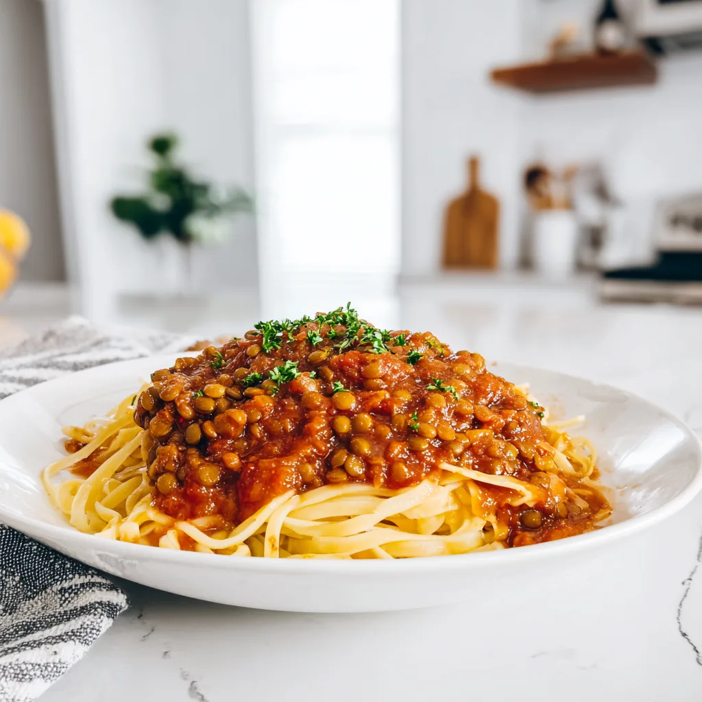 Slow Cooker Lentil Bolognese – Cozy and Irresistible