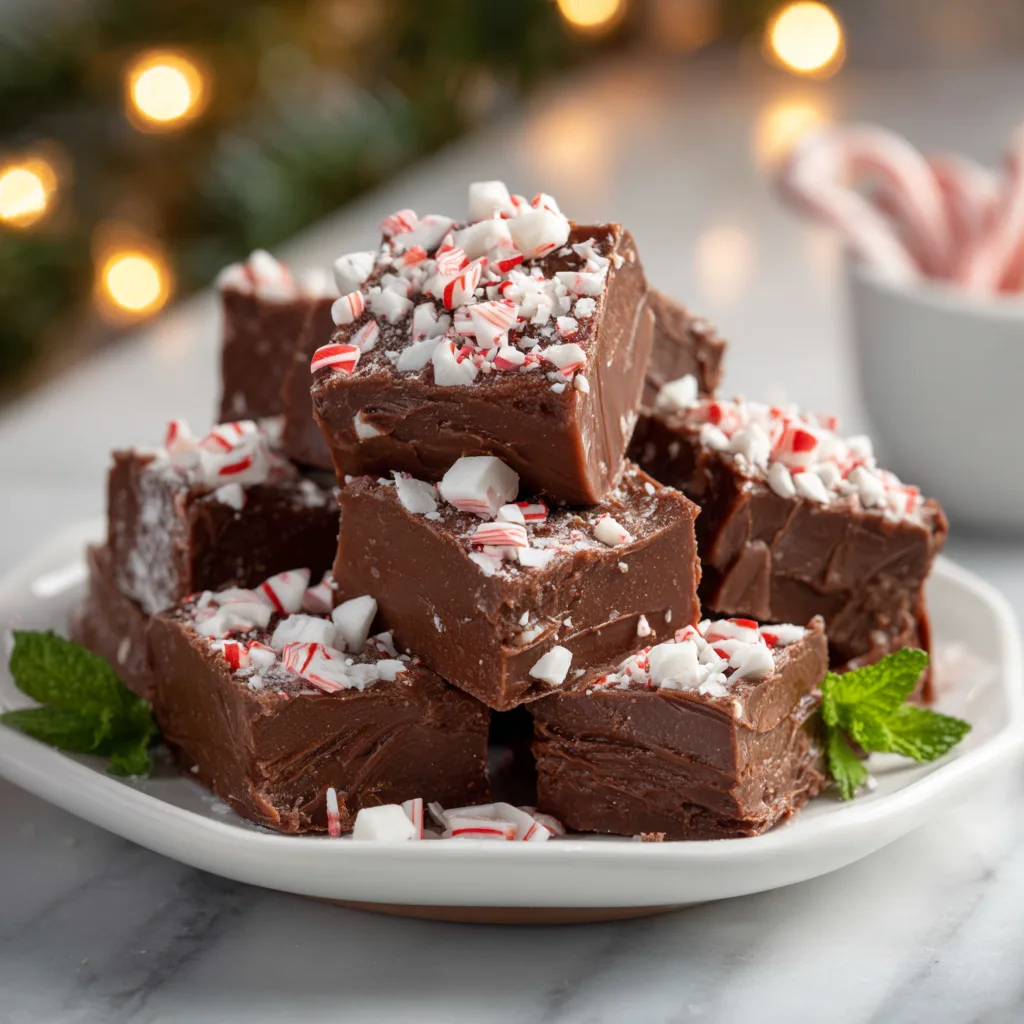 Slow Cooker Peppermint Fudge – Irresistible, Cozy Bliss