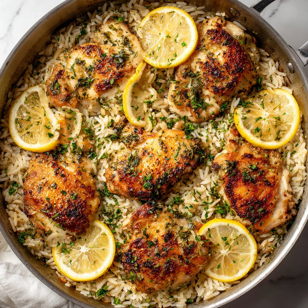 Lemon Herb Chicken and Rice – Easy and Irresistibly Cozy