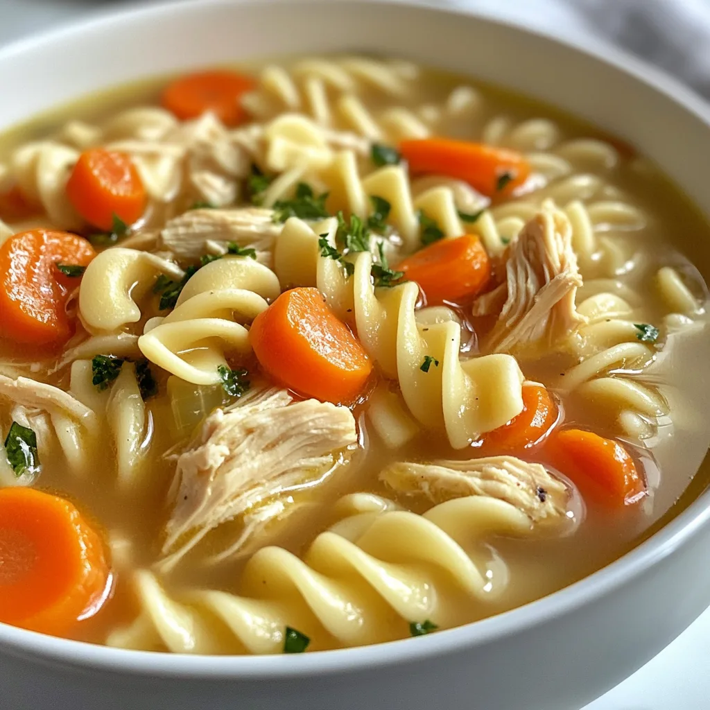Cozy Gluten-Free Chicken Noodle Soup Recipe | Healthy &amp; Comforting Meal