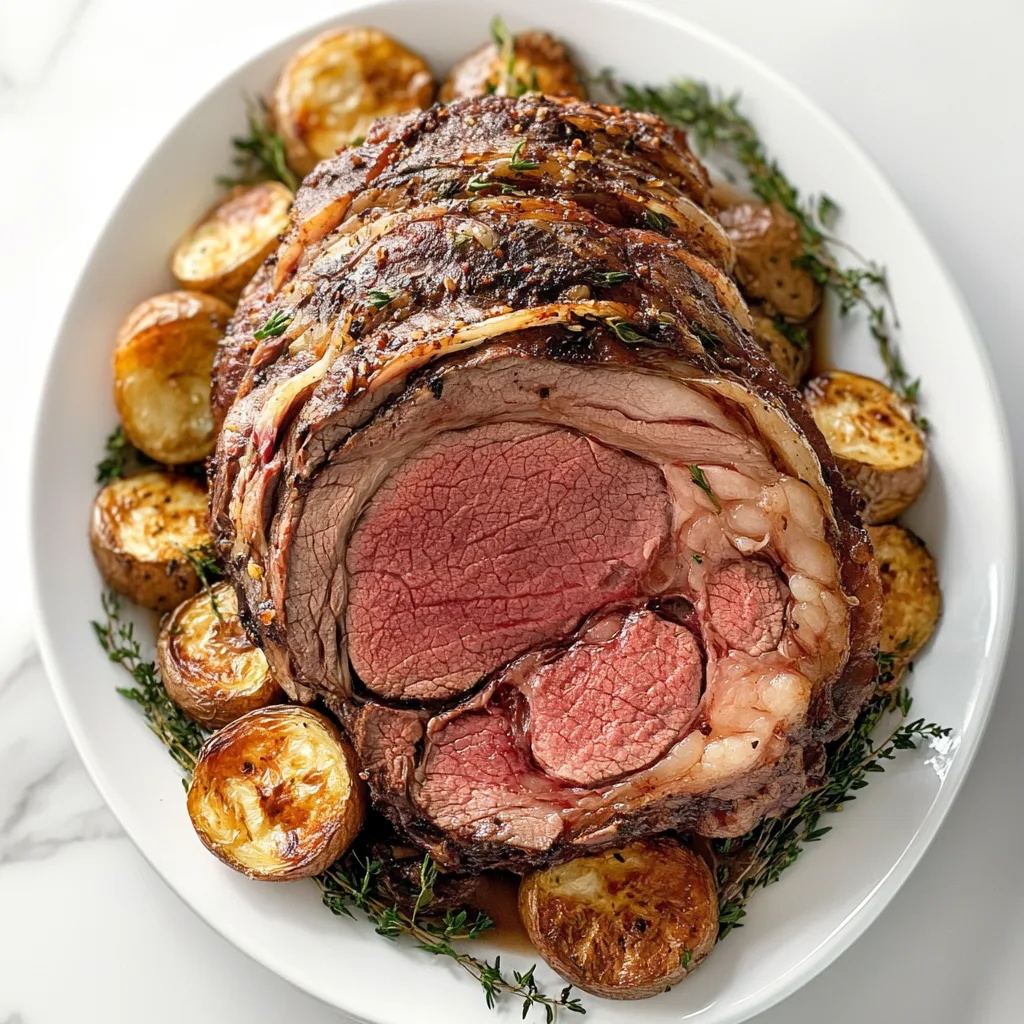 Easy Slow-Roasted Prime Rib Recipe | Perfect Tender & Juicy Roast