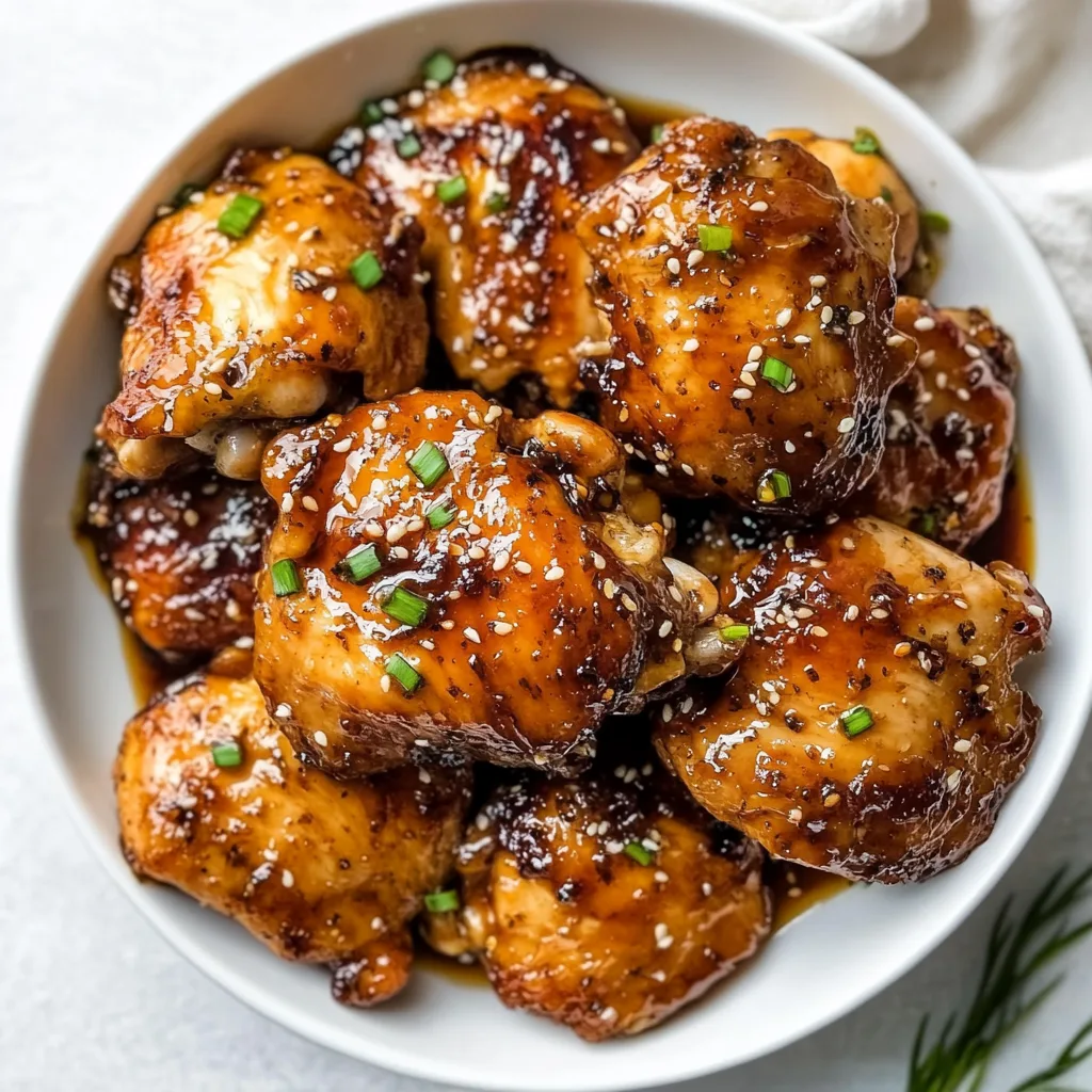 Honey Garlic Slow Cooker Chicken Thighs Recipe | Easy &amp; Delicious Meal