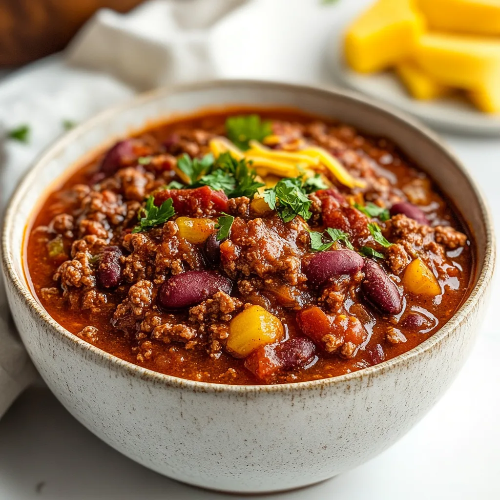 Slow Cooker Texas-Style Chili Recipe | Easy & Authentic Chili Cooking Guide