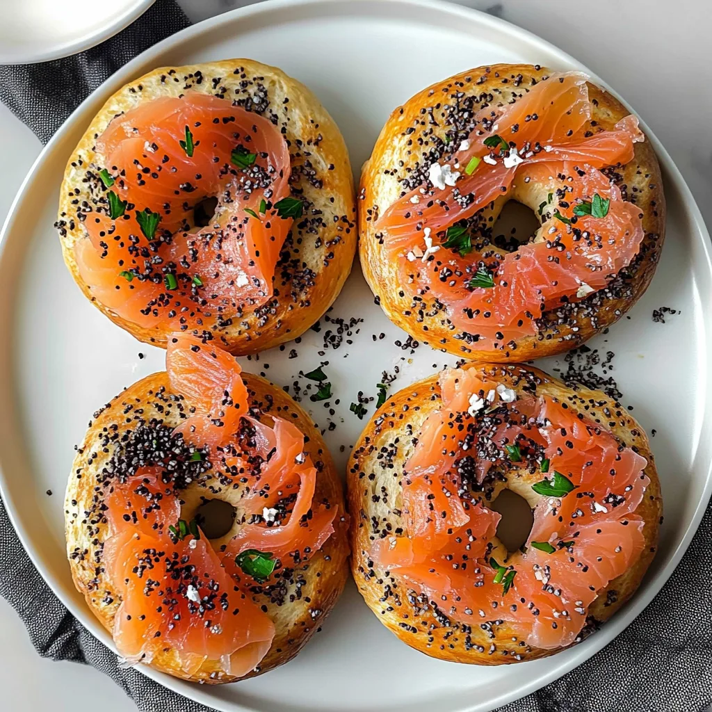 Delicious Smoked Salmon Bagels Recipe | Easy & Healthy Breakfast Idea