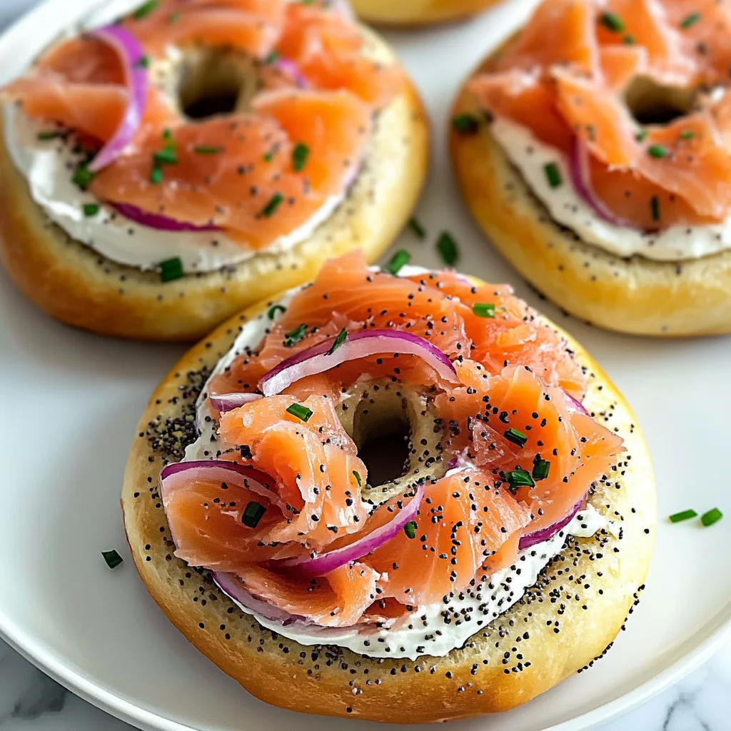 Delicious Smoked Salmon Bagels Recipe | Easy & Healthy Breakfast Idea