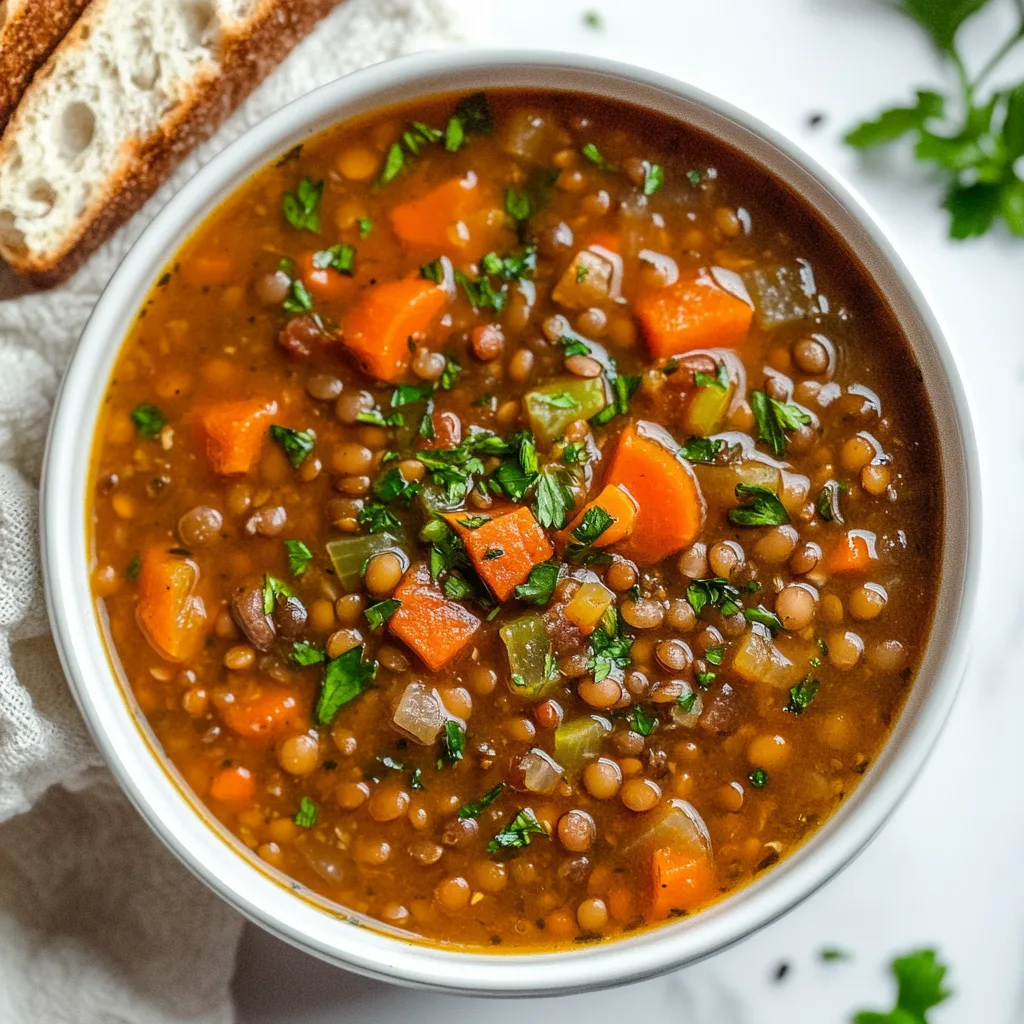 The Best Crockpot Lentil Soup Recipe | Easy & Delicious Slow Cooker Soup