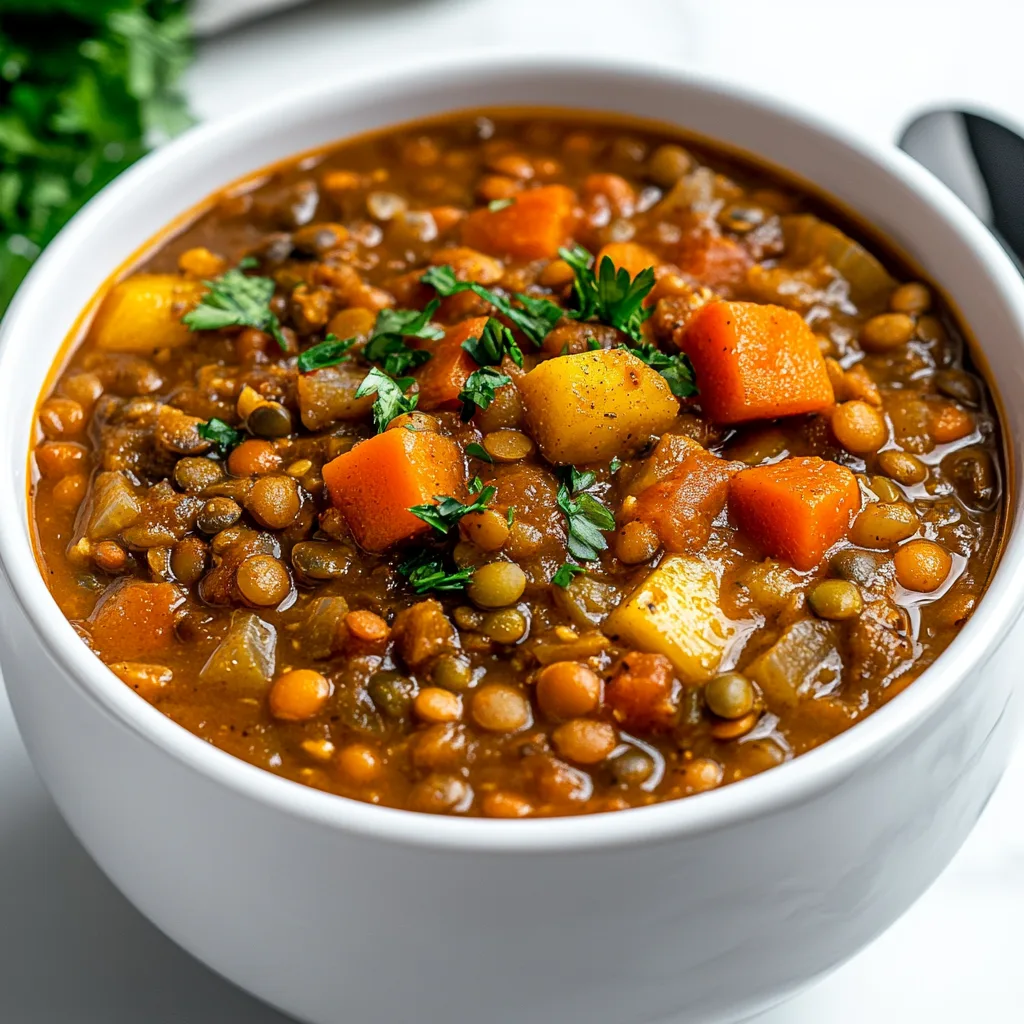 The Best Crockpot Lentil Soup Recipe | Easy &amp; Delicious Slow Cooker Soup