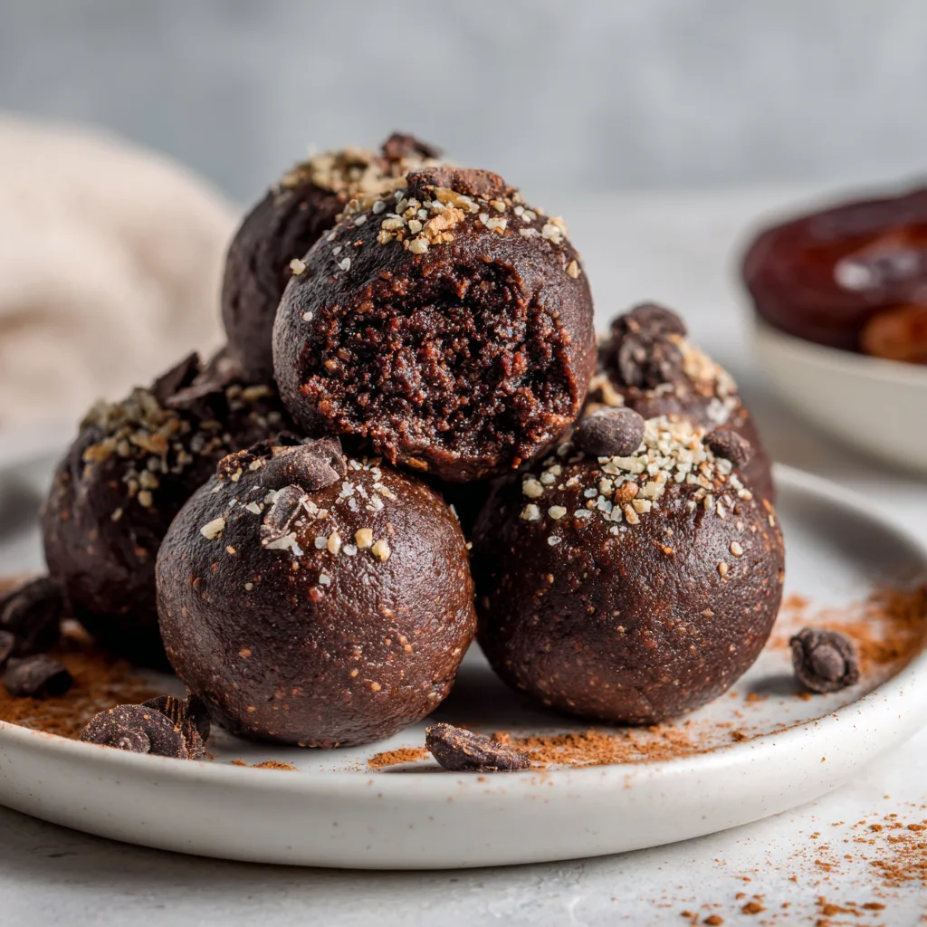 Brownie Protein Bites (Gluten Free, Paleo) – Rich & Easy