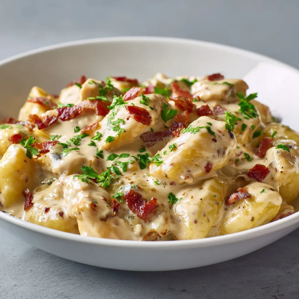 Creamy Crack Chicken Gnocchi – Cheesy, Cozy & Ultra Comforting