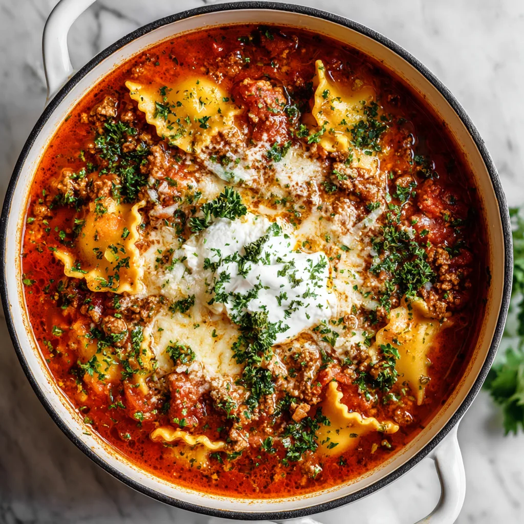 Gluten Free Lasagna Soup – Cozy, Irresistibly Easy