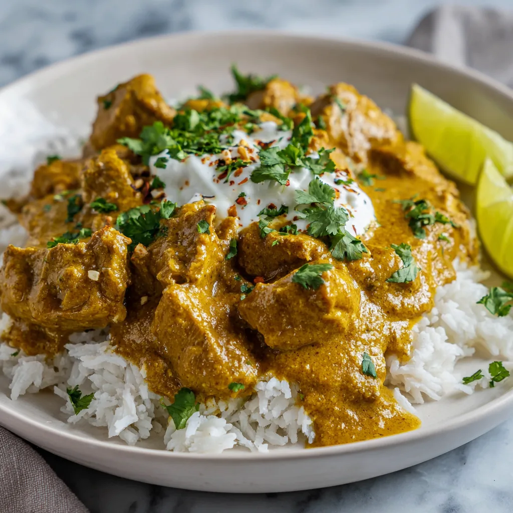 Slow Cooker Chicken Korma – Creamy, Comforting Bliss