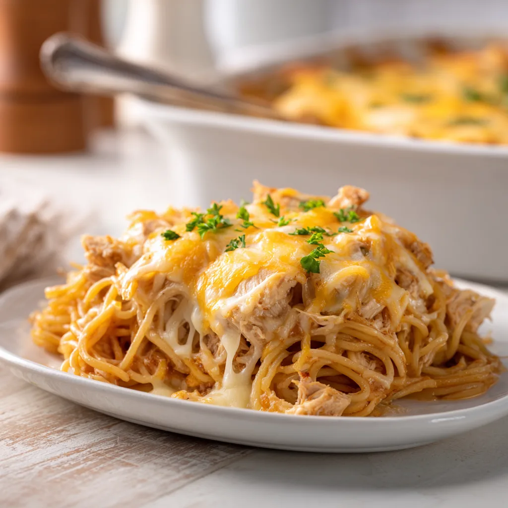 Southern Chicken Spaghetti Casserole – Irresistible and Cozy