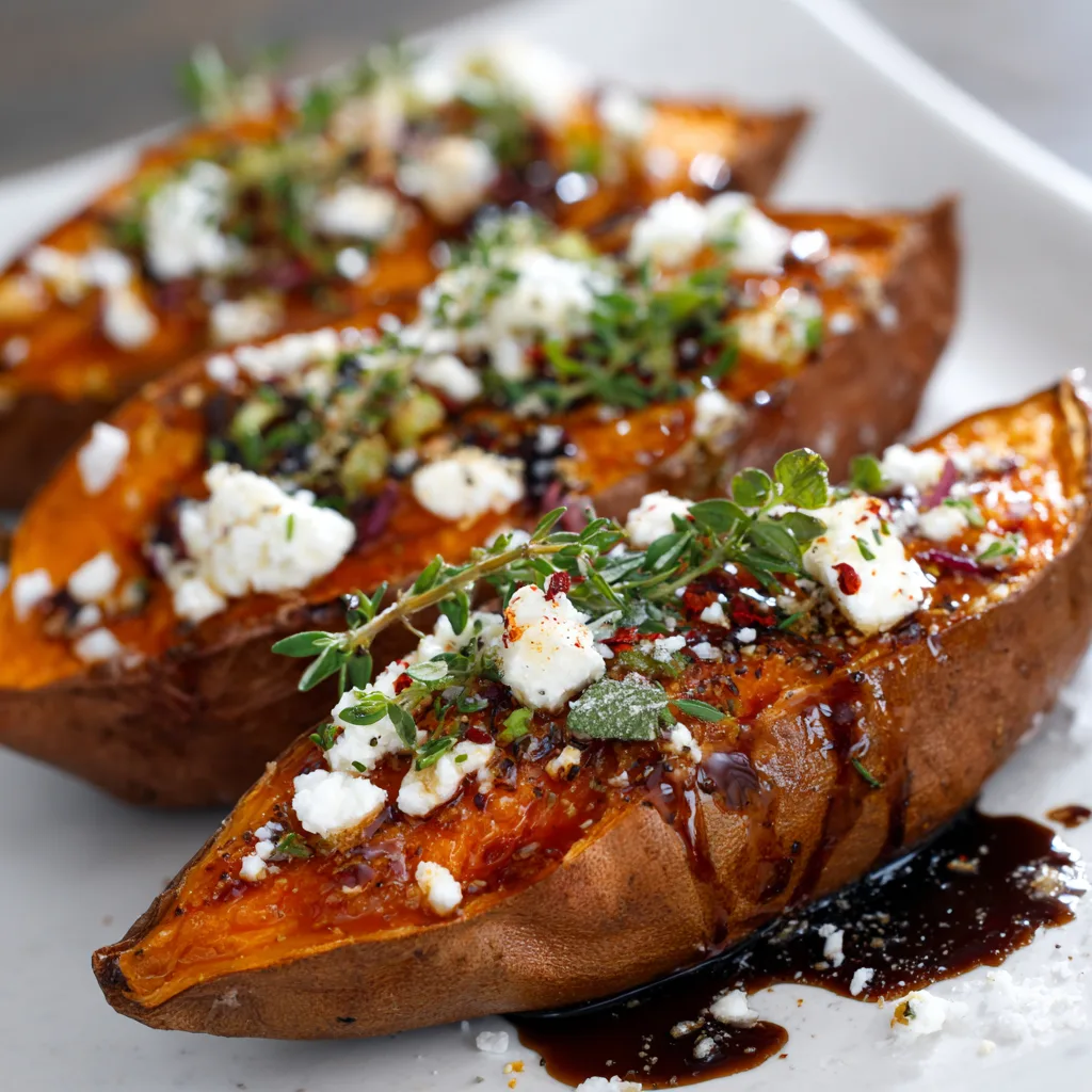 Sweet Potato Recipes: Honey Feta Sweet Potato Rounds – Easy & Cozy