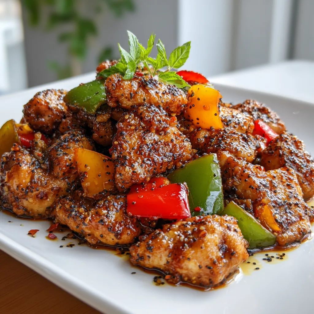 black pepper chicken