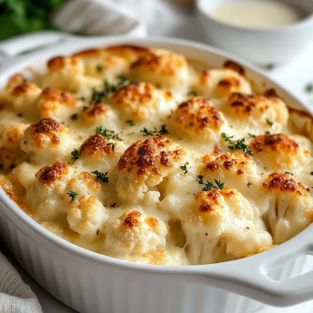 Cauliflower Cheese Gratin – Creamy, Irresistible Comfort