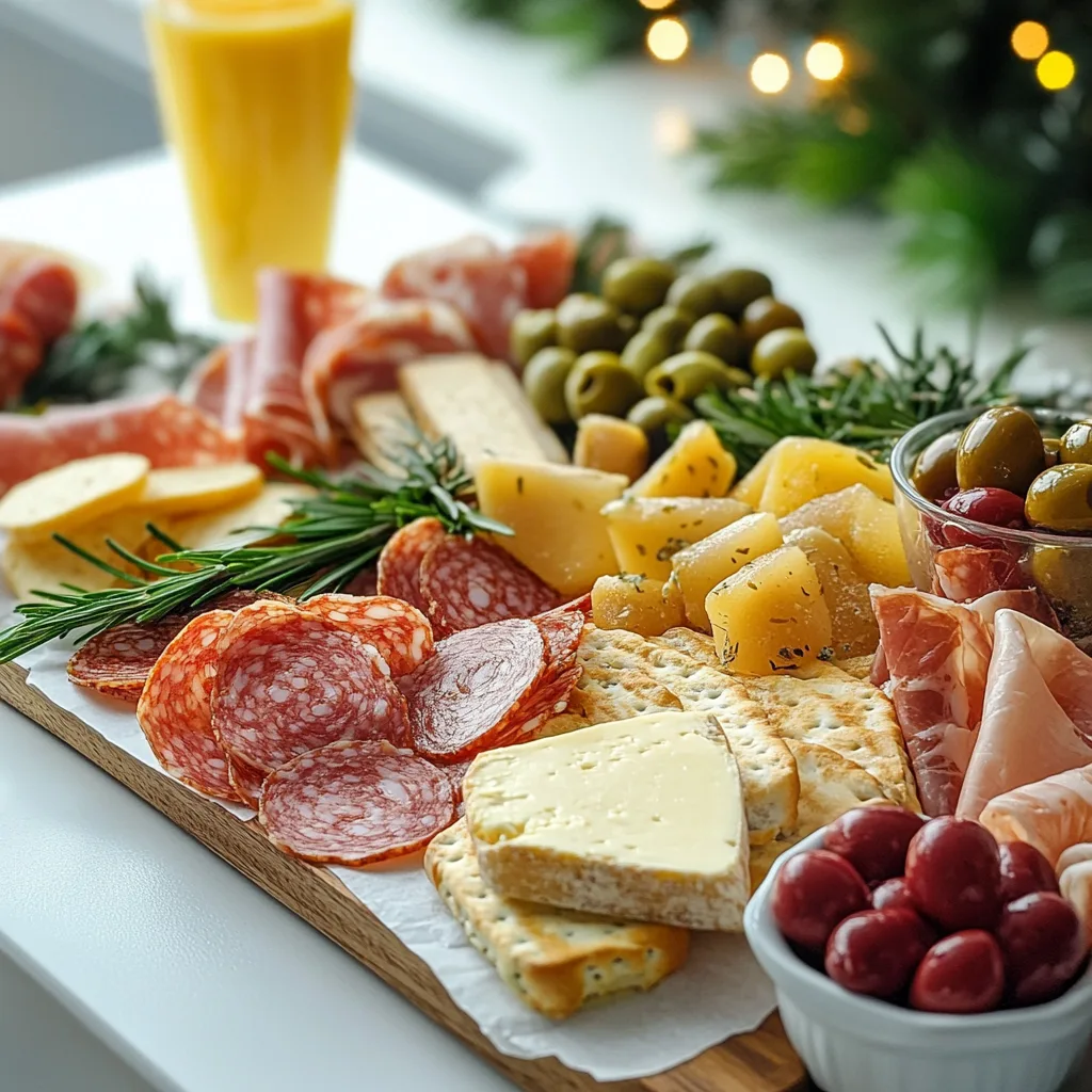 Christmas Morning Charcuterie Breakfast Board