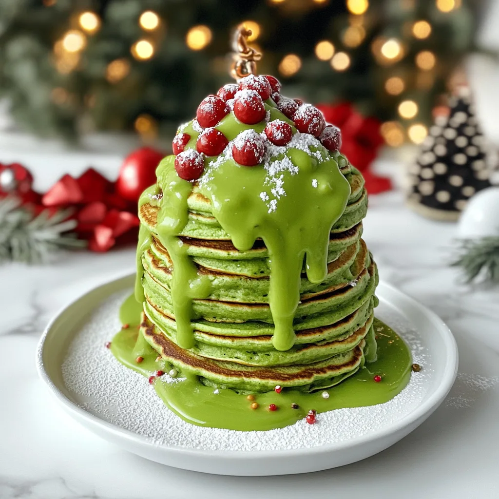 Grinch Green Pancakes – Cozy and Irresistible