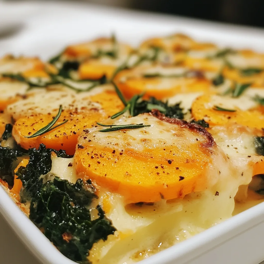 Swede, Kale, and Sweet Potato Gratin – Cozy and Irresistible