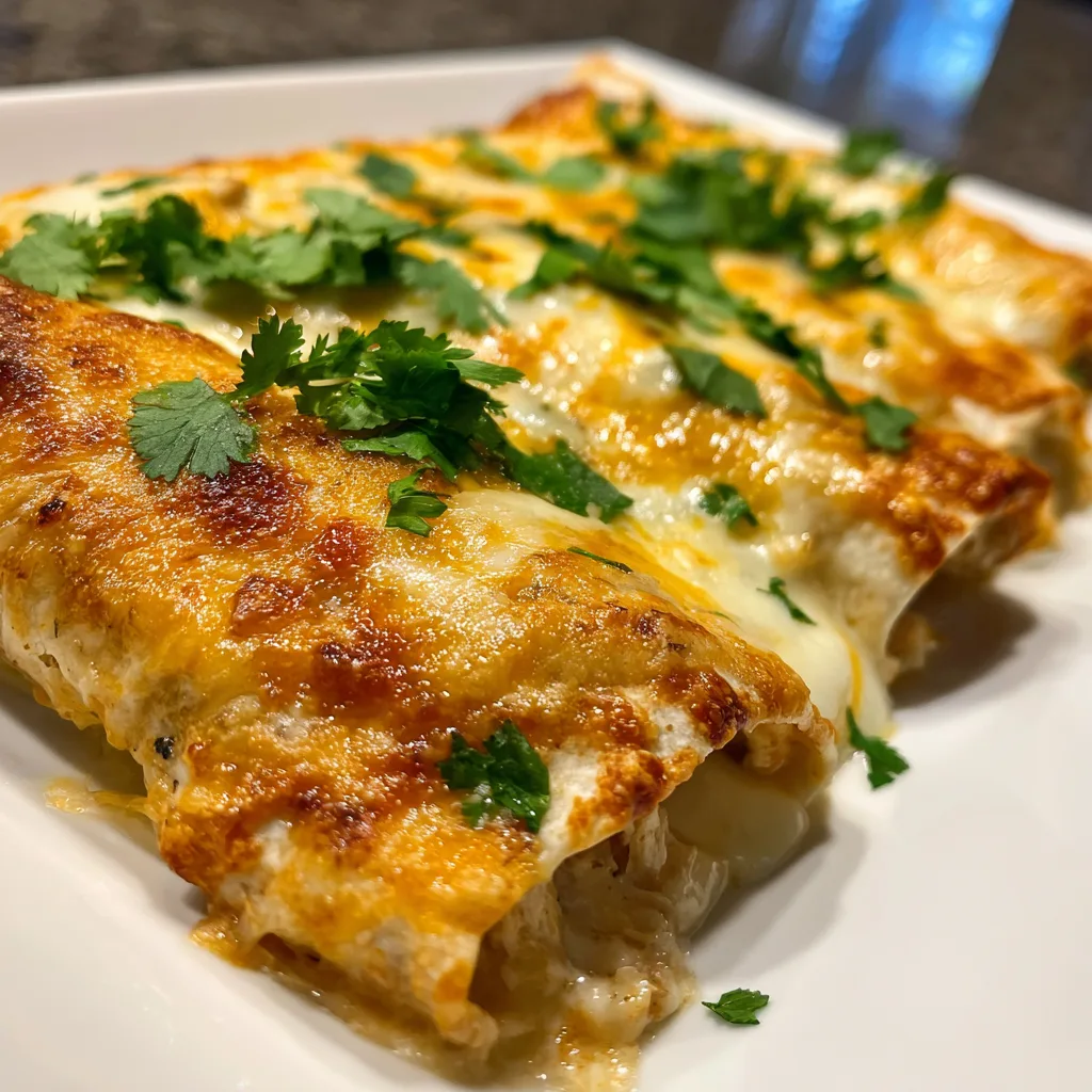 Easy Queso Chicken Enchiladas – Creamy, Irresistible