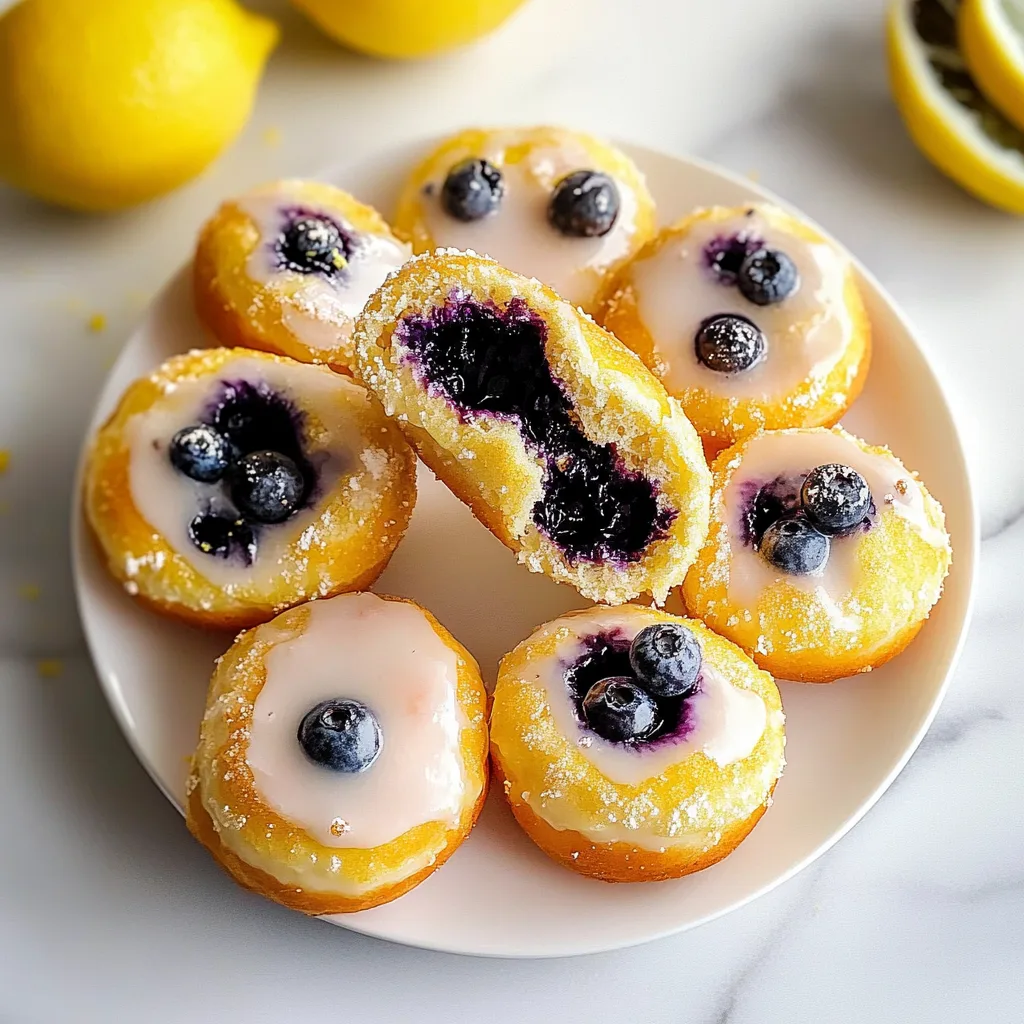 Lemon and Blueberry Crumpet Doughnuts – Cozy, Irresistible