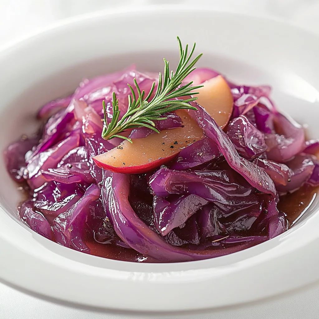 Braised Red Cabbage with Apples & Spices – Cozy, Irresistible