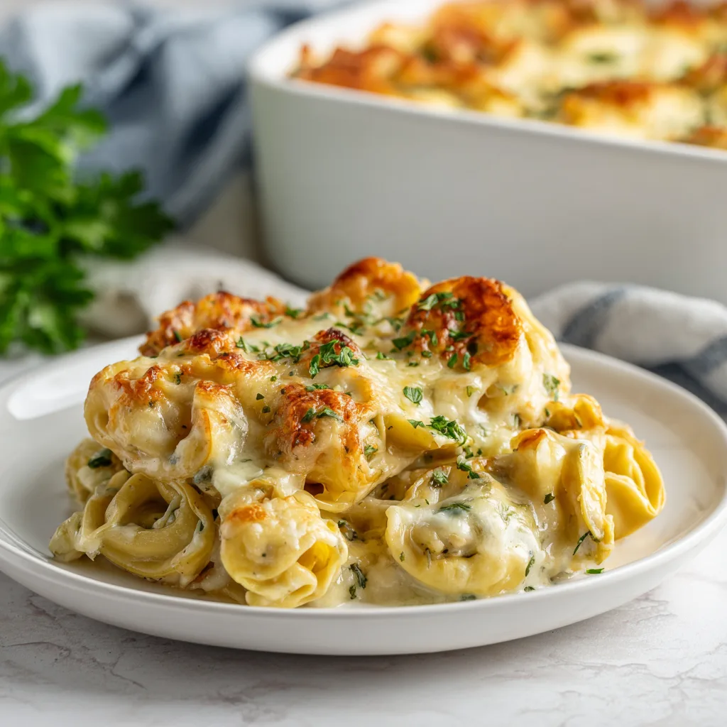 Alfredo Tortellini Bake Recipe: Irresistibly Cheesy &amp; Comforting!