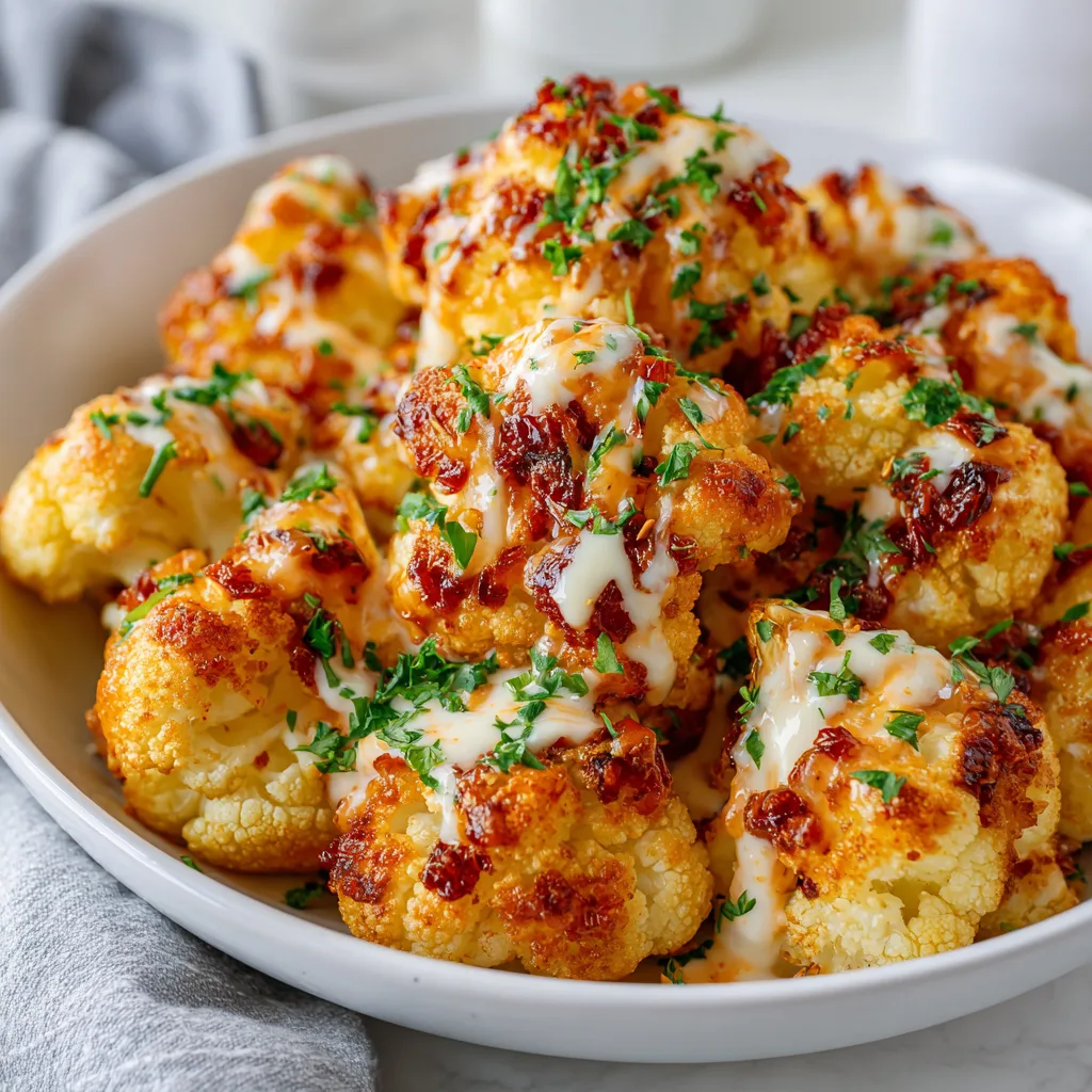 Baked Bang Bang Cauliflower: Crispy, Spicy &amp; Irresistible!