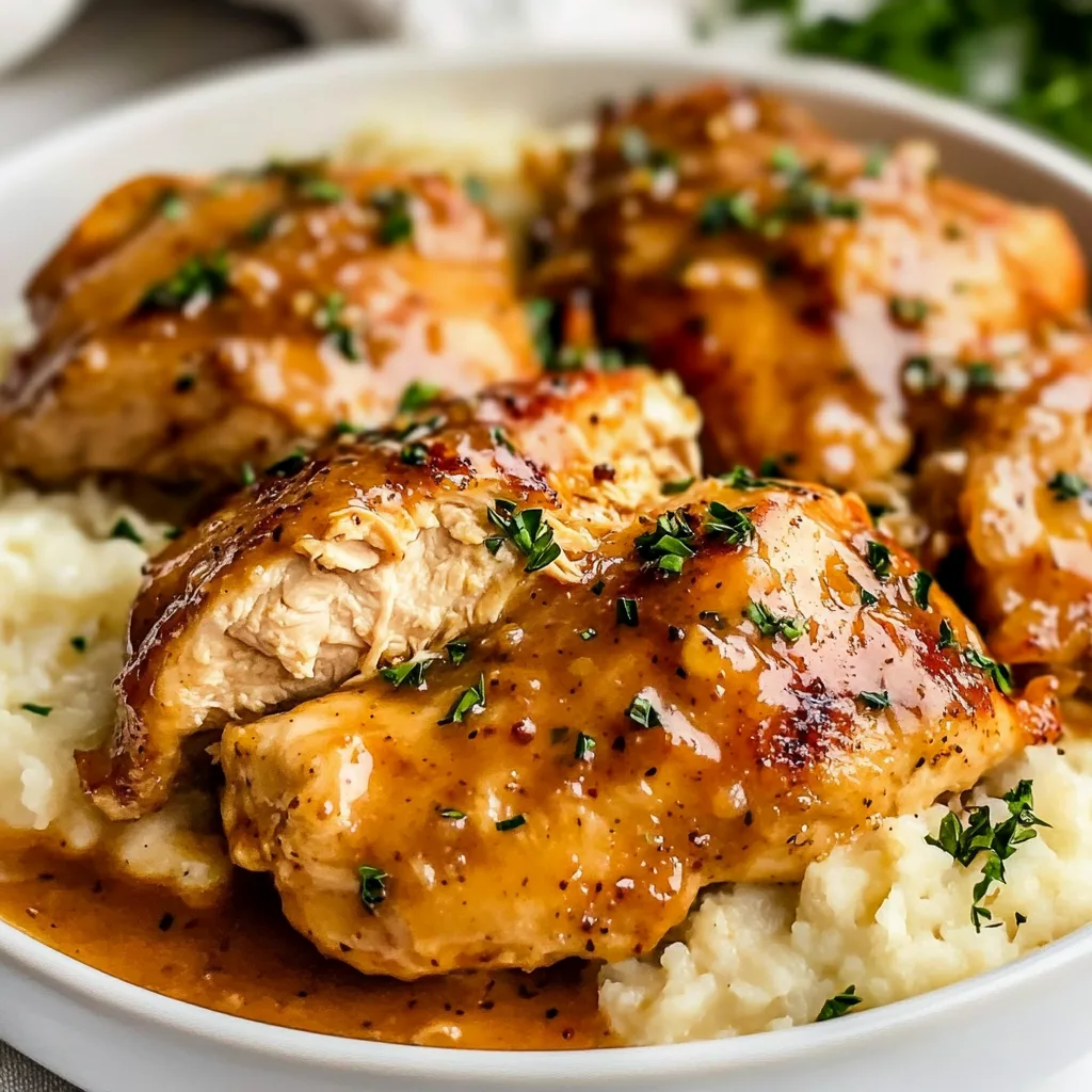 Crockpot Honey Mustard Chicken: Juicy, Easy &amp; Irresistibly Delicious!