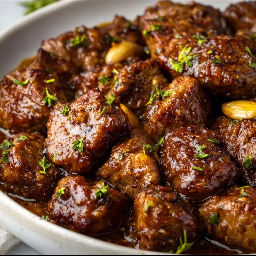 Crockpot Steak Bites with Garlic: Juicy, Tender & Irresistible!