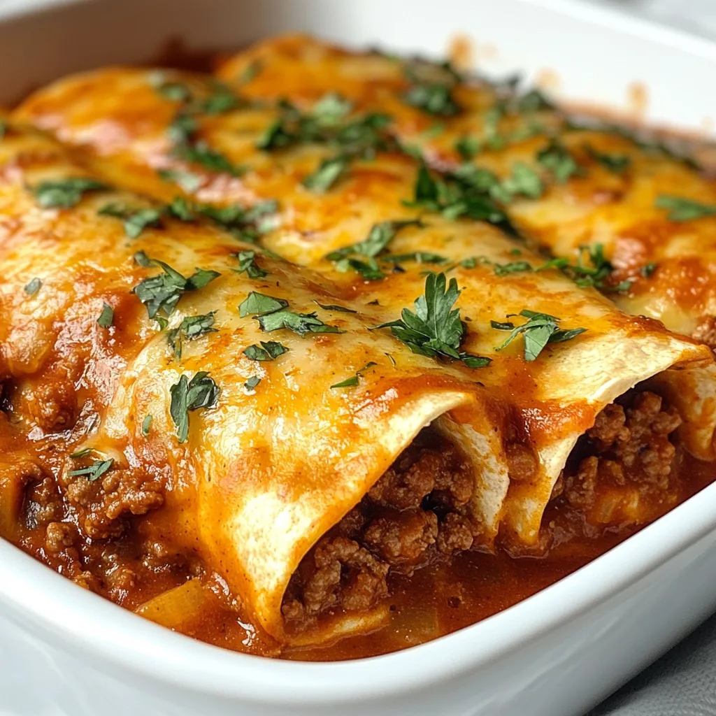 Easy Ground Beef Enchiladas Recipe: Irresistibly Delicious & Quick!