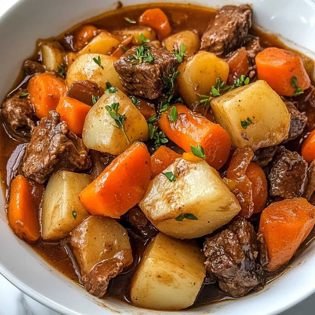 Instant Pot Beef Stew with Carrots &amp; Potatoes – Cozy Comfort Ready!