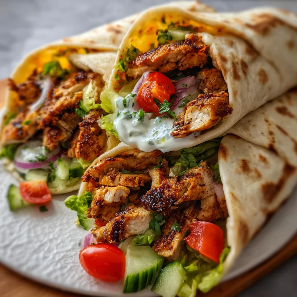 Juicy Chicken Shawarma Wraps That'll Blow Your Taste Buds Away!